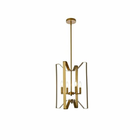 CLING Hoffman 4 Lights Pendant Brass CL2960216